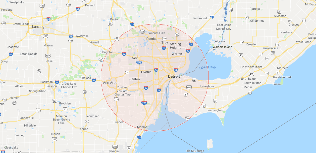 Roll off dumpster rental delivery in Detroit Michigan